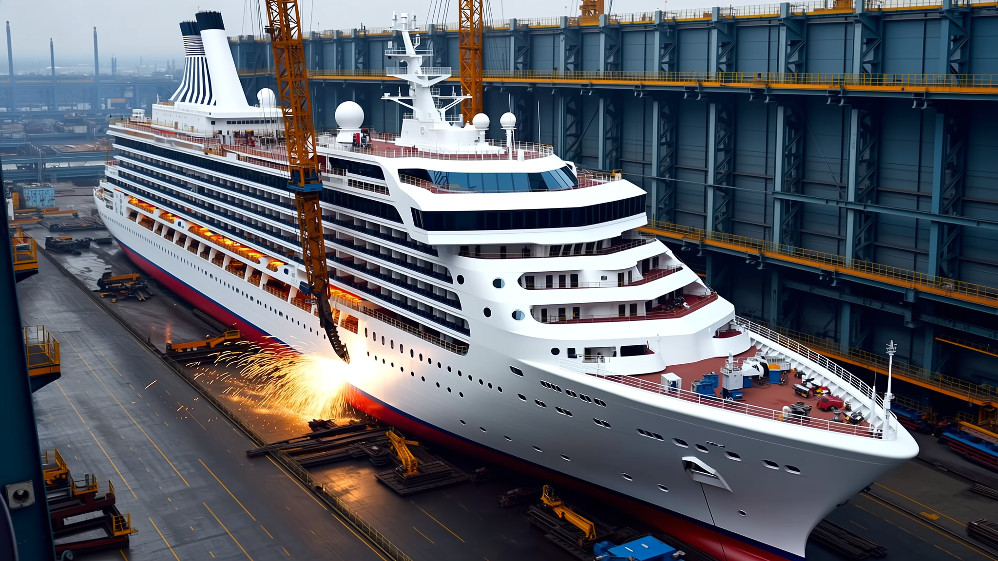 Carnival cuts steel on Carnival Destiny, the first of three next-gen Ace Class ships due in 2029